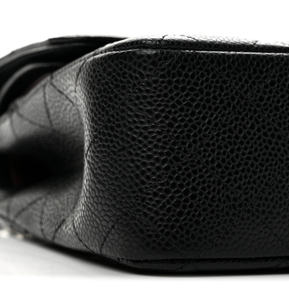 Chanel Caviar Quilted Medium Double Flap Black 9 of 11
