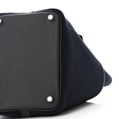 Hermes Toile Goeland Swift Cargo Picotin Lock 18 Bleu Nuit 10 of 10