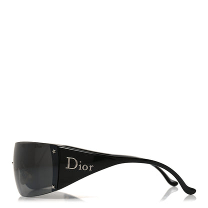 Christian Dior Acetate Shield Ski 6 Sunglasses Black 3 of 6