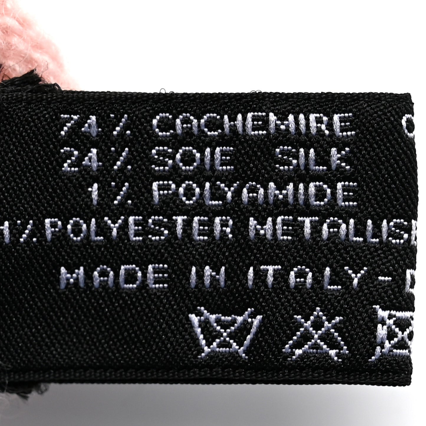 Cashmere Silk CC Gloves Pink Light Blue