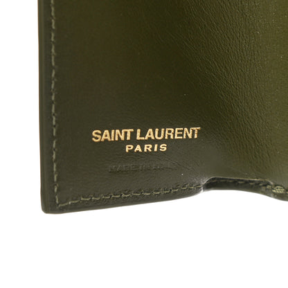 Saint Laurent Lizard Monogram Rider Bag Military Green 7 of 10