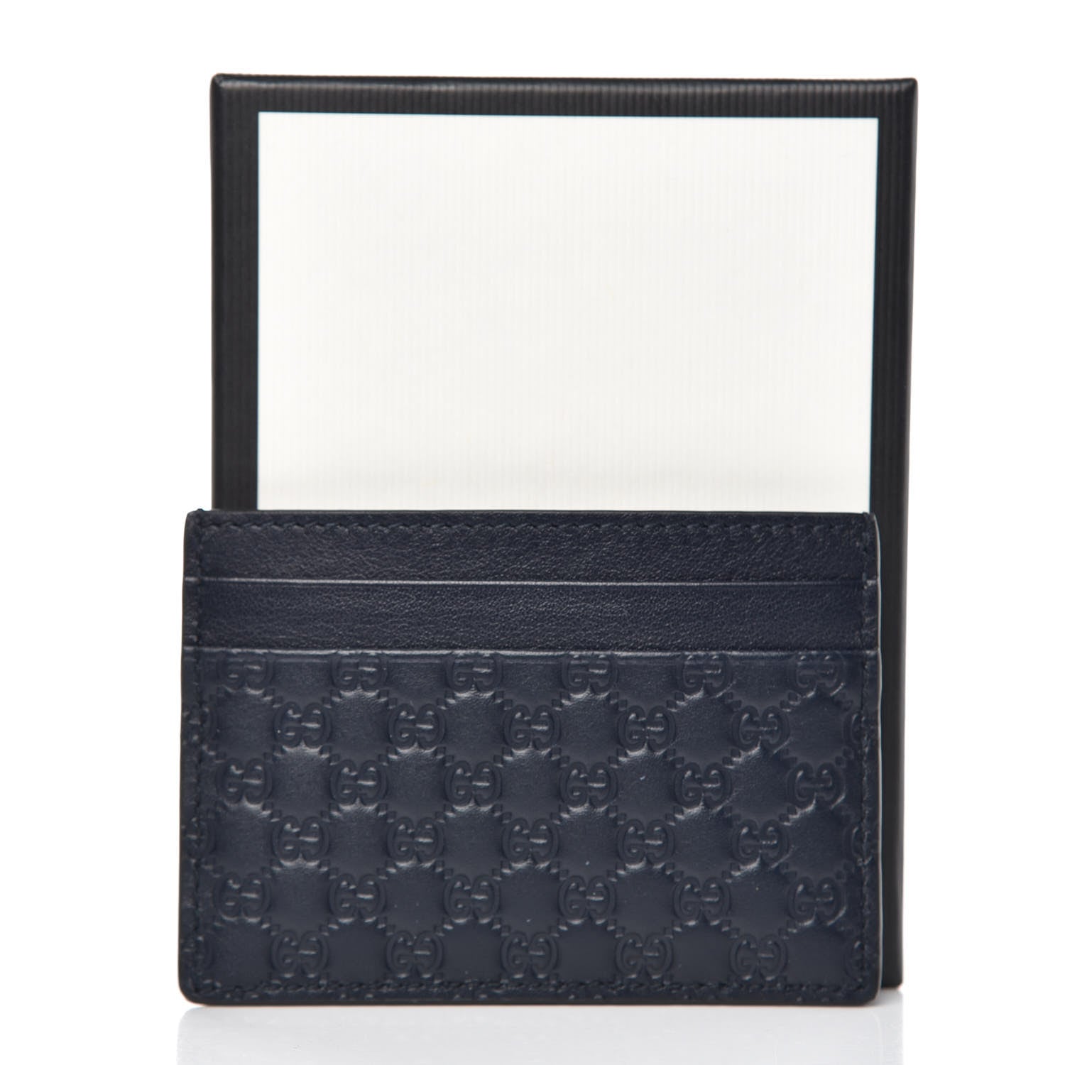 Gucci Microguccissima Card Holder Blue 6 of 6