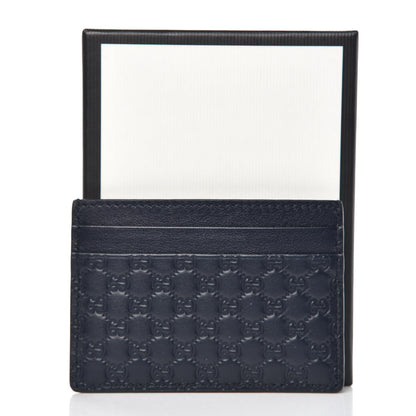 Gucci Microguccissima Card Holder Blue 6 of 6