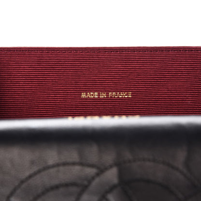 Chanel Lambskin Quilted Medium Double Flap Bijoux Chain Black 7 of 9