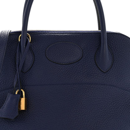 Hermes Taurillon Clemence Bolide 31 Bleu Encre 7 of 13