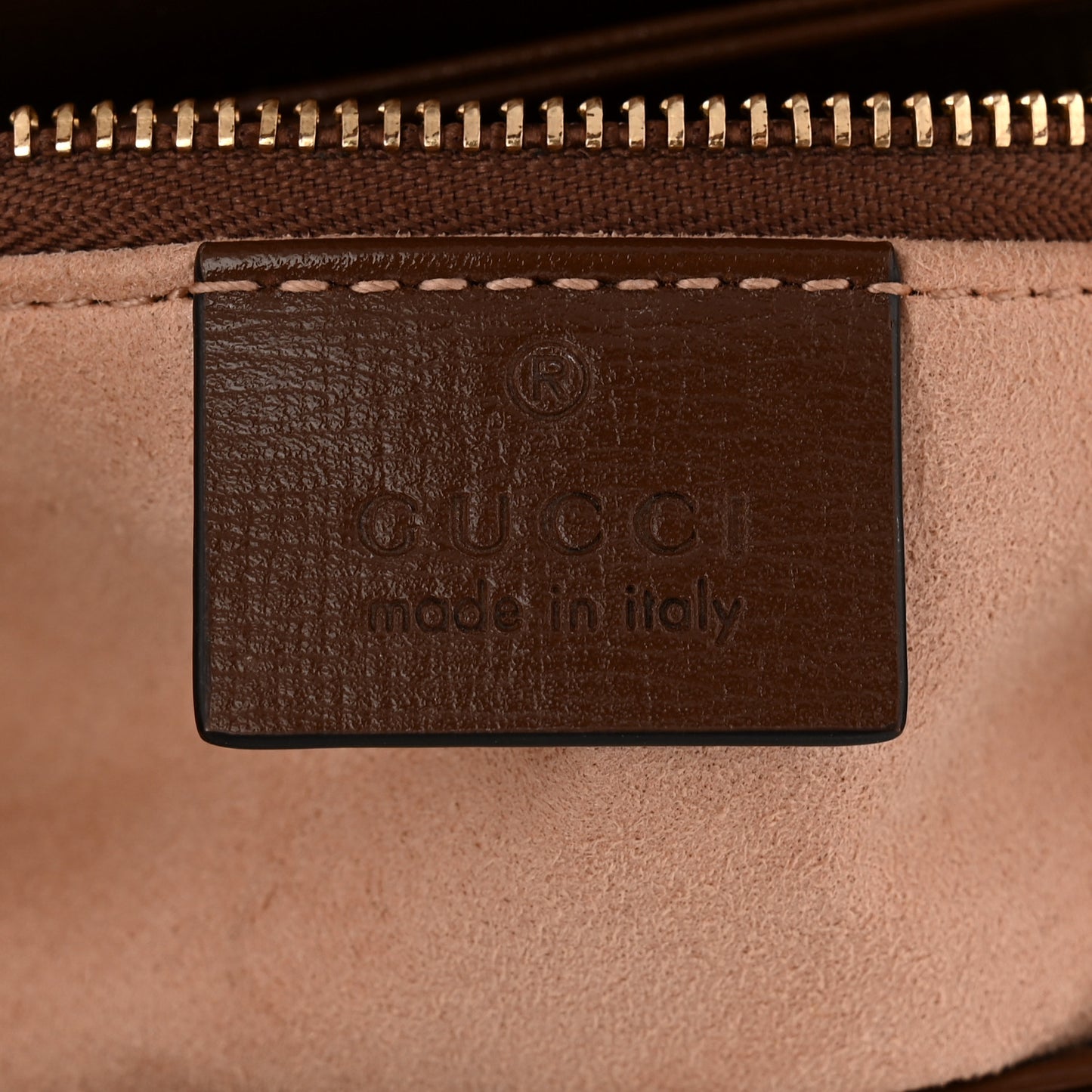 GG Supreme Monogram Horsebit 1955 Shoulder Bag Beige Brown Sugar