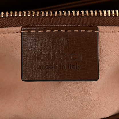 Gucci GG Supreme Monogram Horsebit 1955 Shoulder Bag Beige Brown Sugar 6 of 10
