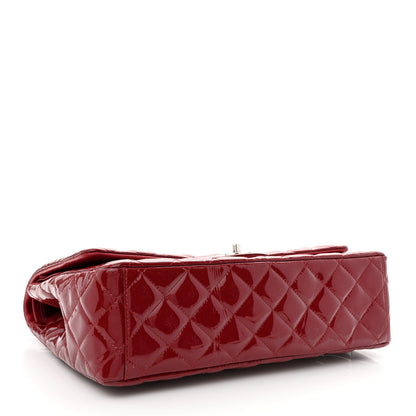 Chanel Patent Quilted Maxi Double Flap Red 4 of 13