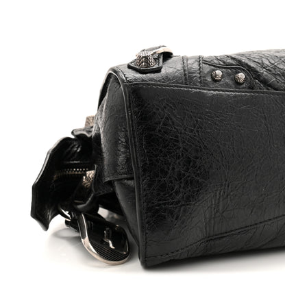 Balenciaga Agneau Arena Neo Cagole Handbag XS Black 10 of 11