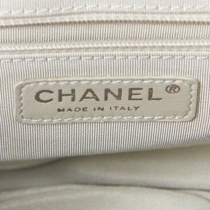 Chanel Washed Lambskin Chain Around Medium Messenger Blue 9 of 10