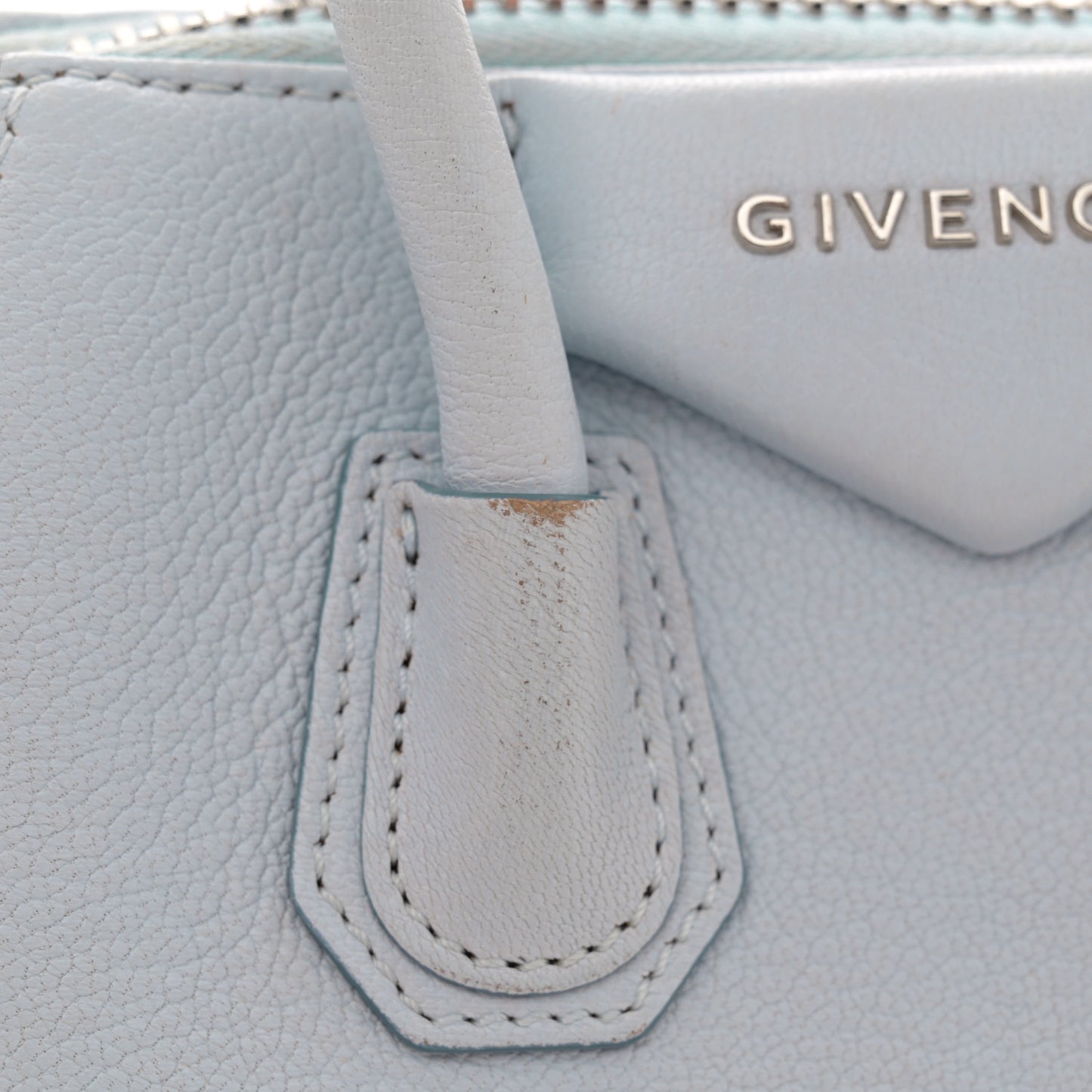 Sugar Goatskin Mini Antigona White