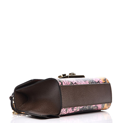 Gucci GG Supreme Monogram Bengal Small Padlock Shoulder Bag Beige Pink 4 of 7
