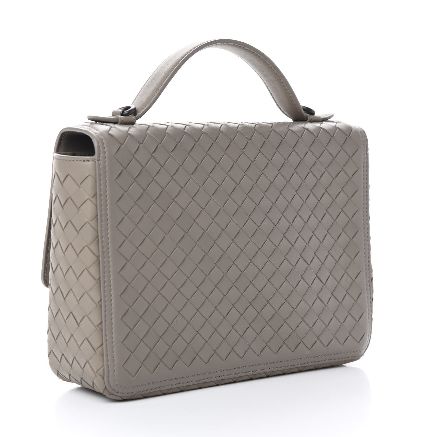 Bottega Veneta Nappa Intrecciato Alumna Bag Limestone 3 of 13