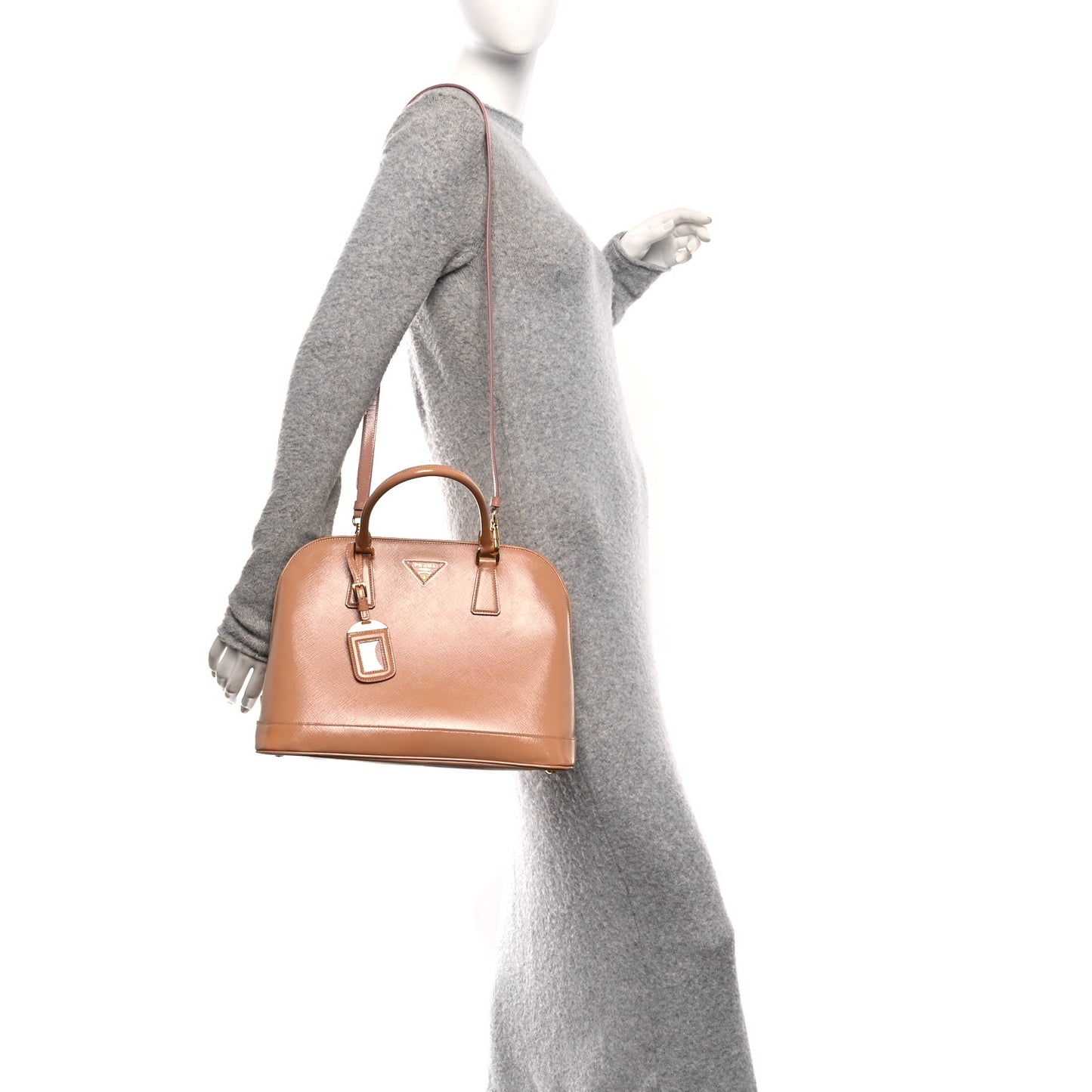 Saffiano Vernice Medium Promenade Tote Orchidea