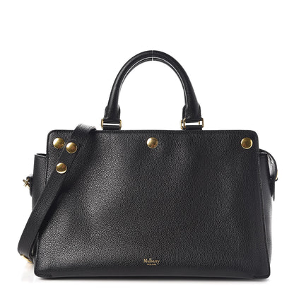Mulberry Small Classic Grain Stud Tote Black 1 of 9
