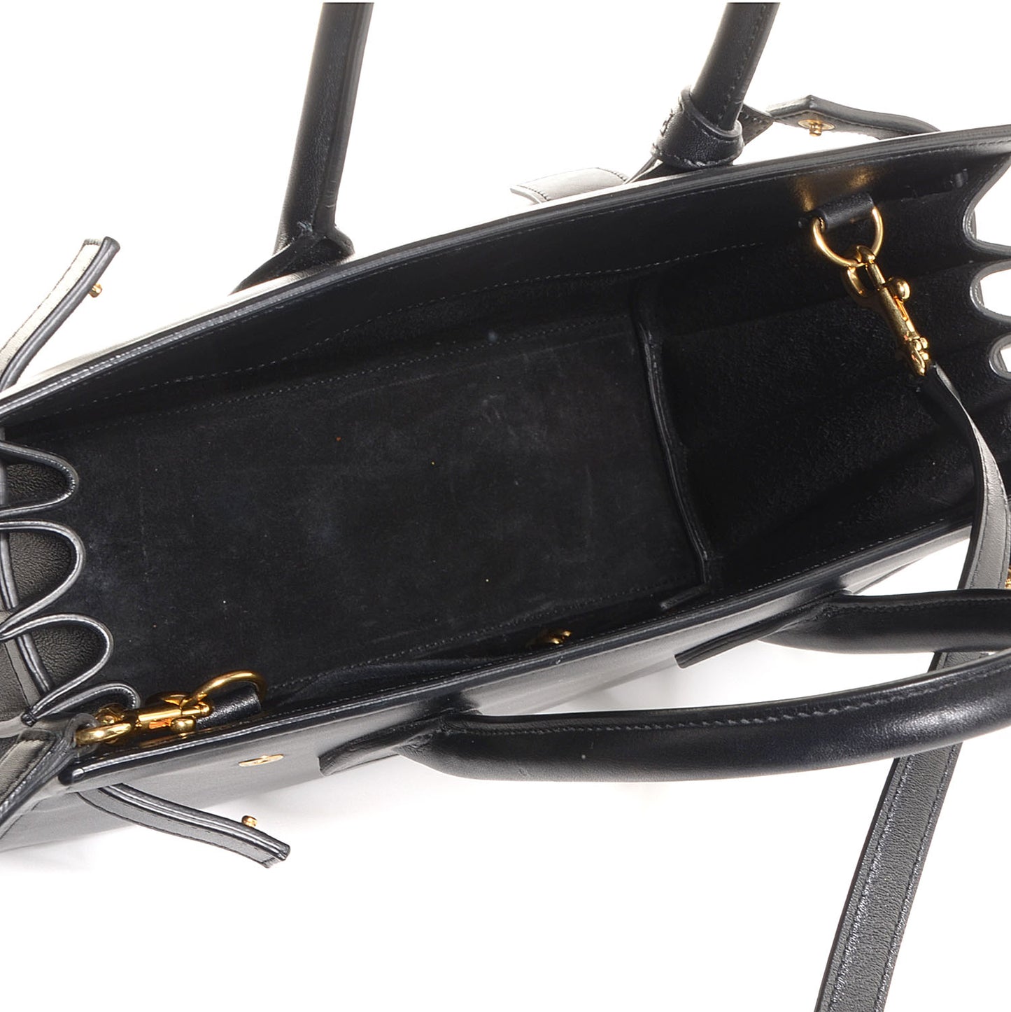 Calfskin Baby Sac De Jour Black