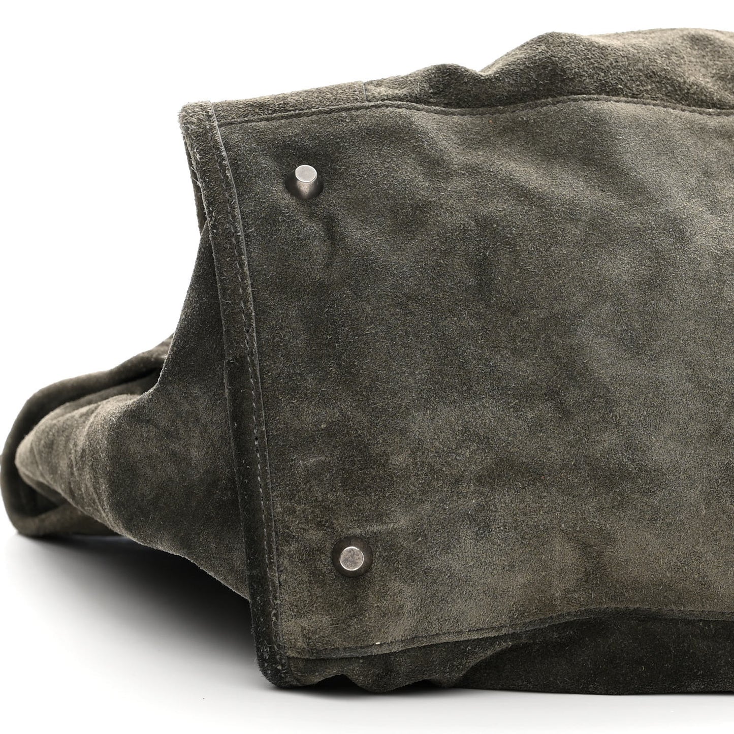 Baby Daim Suede Classic Hardware Work Olive