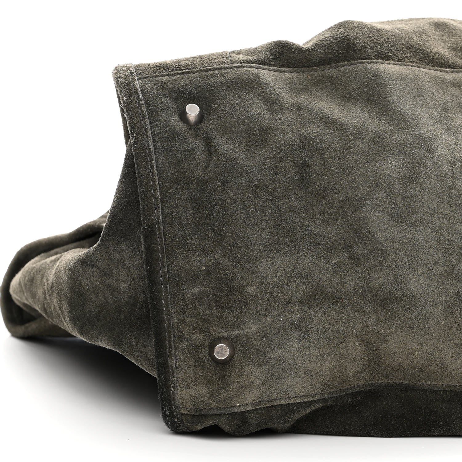Balenciaga Baby Daim Suede Classic Hardware Work Olive 9 of 11