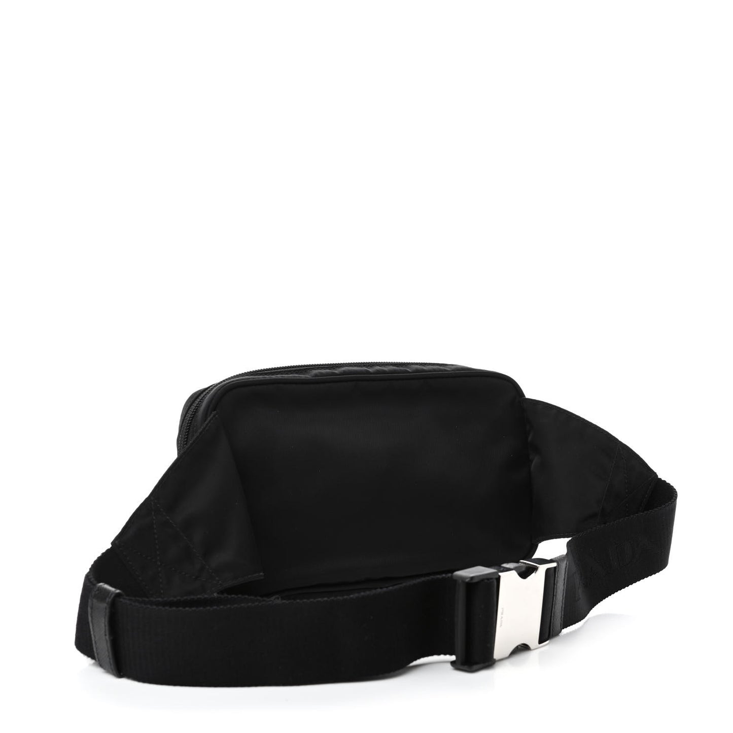 Tessuto Nylon Saffiano Belt Bag Black