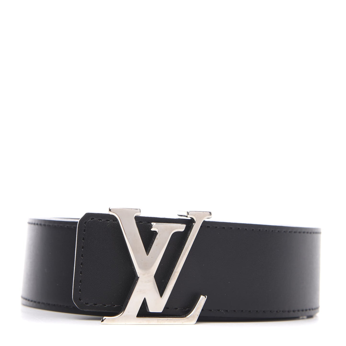 Monogram Calfskin 40mm LV Initiales Reversible Belt 100 40 Black