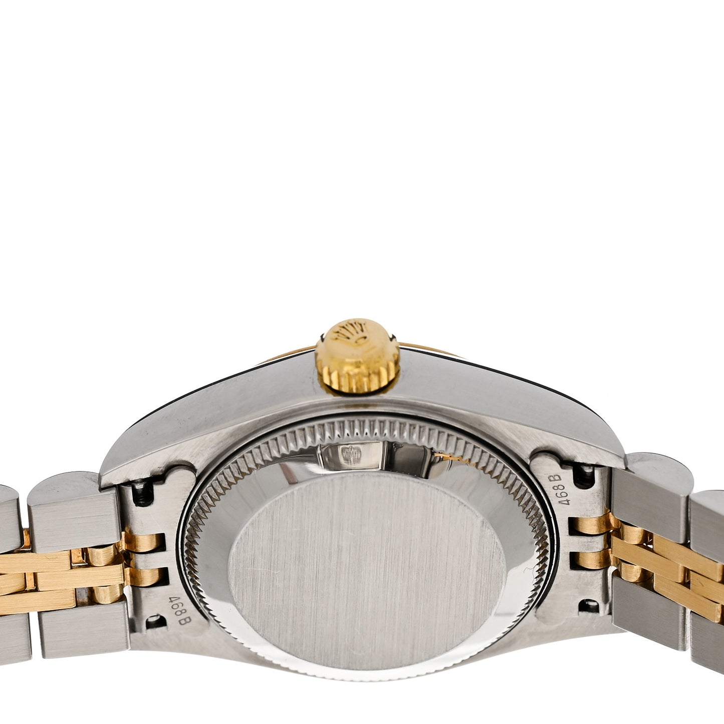 Stainless Steel 18K Yellow Gold 26mm Oyster Perpetual Datejust Watch Champagne Tapestry 79173