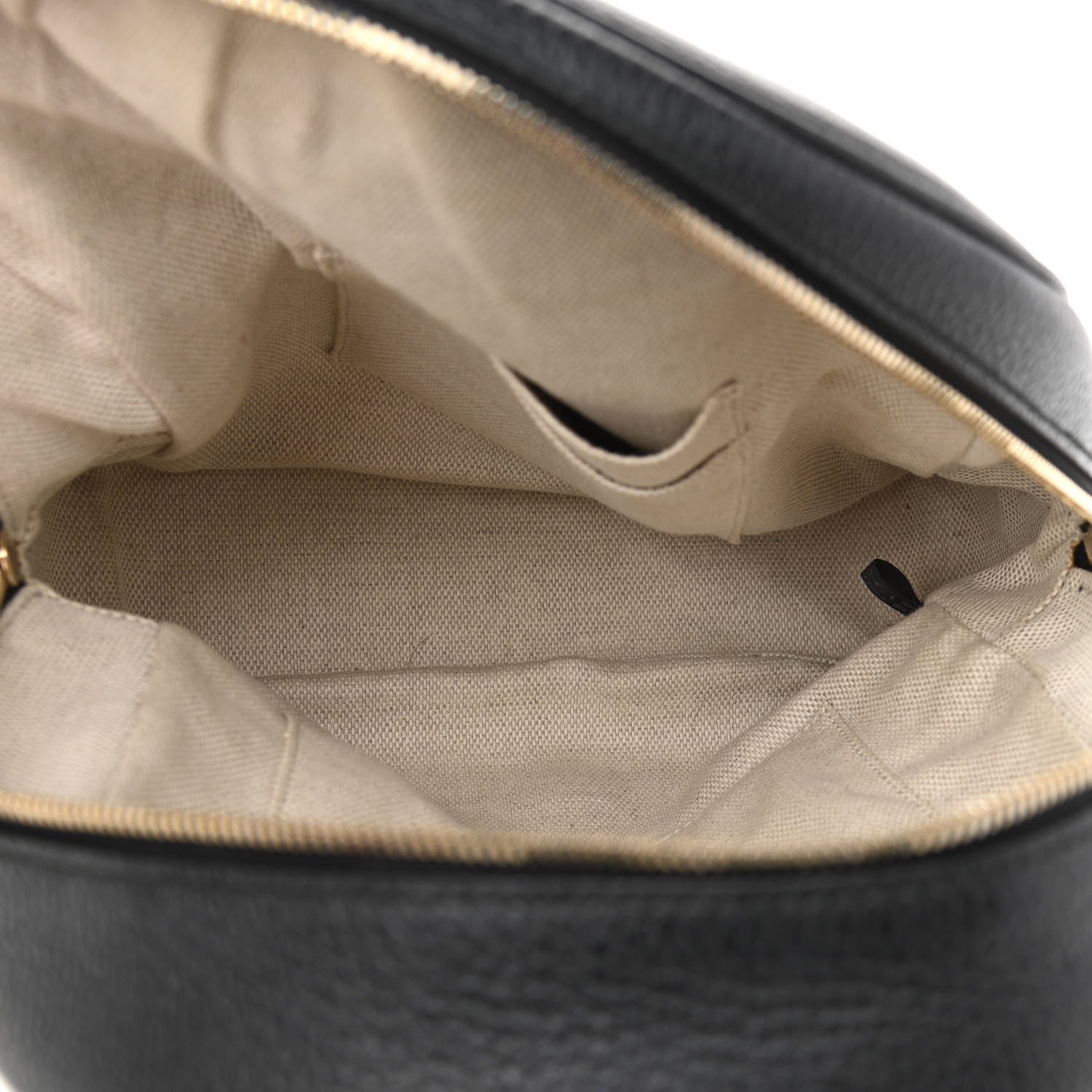 Gucci Pebbled Calfskin Soho Chain Backpack Black 5 of 14