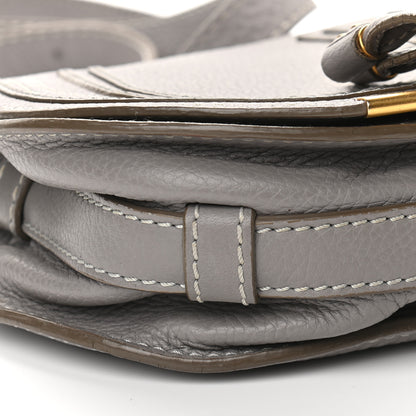 Chloe Calfskin Mini Marcie Round Crossbody Bag Cashmere Grey 10 of 14
