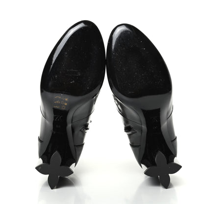 Louis Vuitton Patent Silhouette Ankle Boots 39 Black 5 of 8