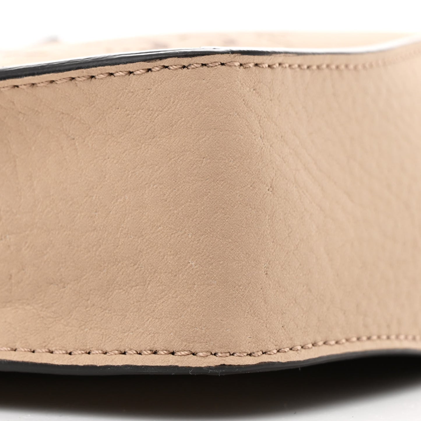 Eco Alter Nappa Perforated Logo Mini Crossbody Camel