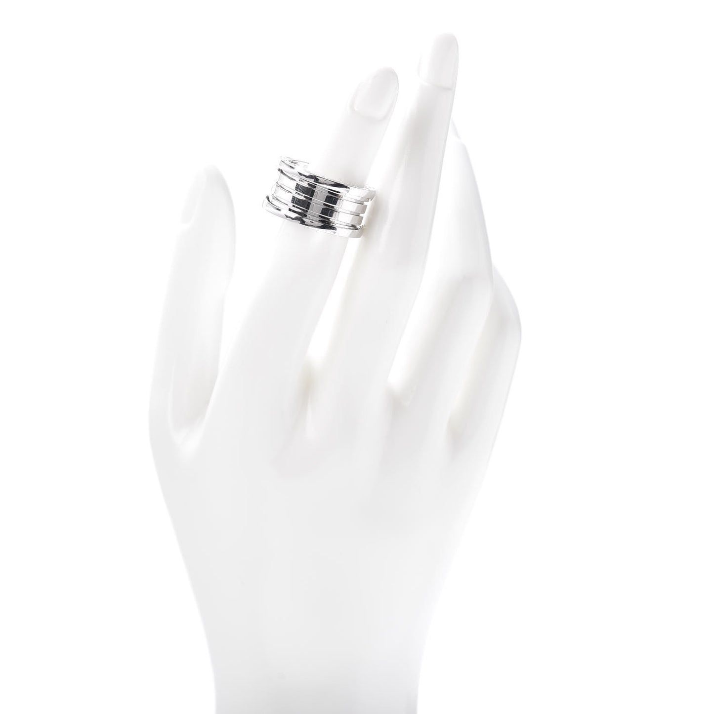 18K White Gold B.Zero1 Four-Band Ring 56 7.5