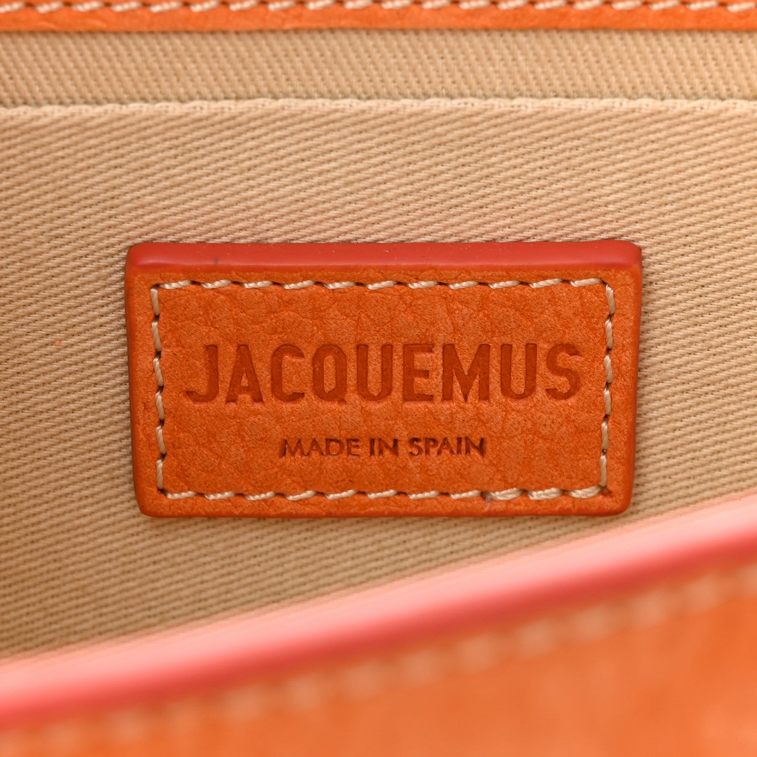 Jacquemus Nubuck Le Chiquito Long Orange 6 of 14