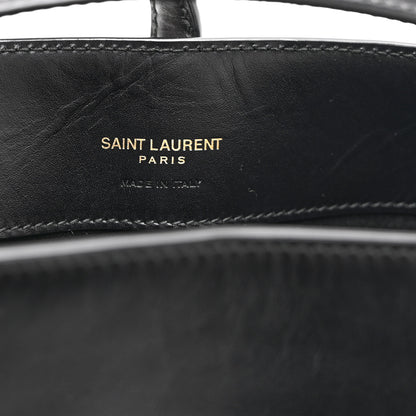Saint Laurent Shiny Calfskin Le 37 Mini Bucket Bag Black 6 of 10