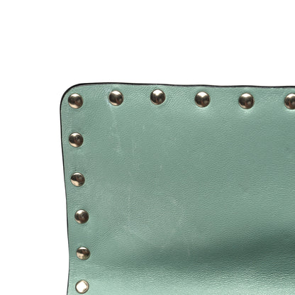 Valentino Garavani Nappa Medium Rockstud Spike Shoulder Bag Morning Dew 9 of 9