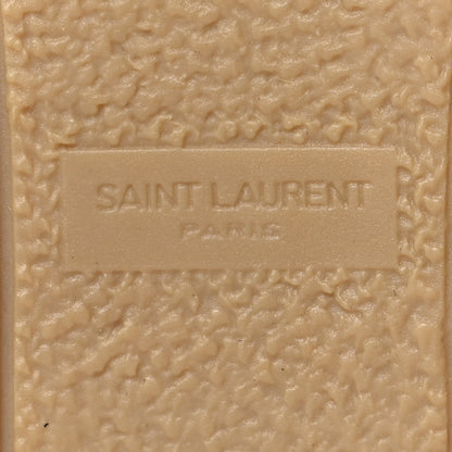 Saint Laurent Lambskin Monogram Espadrilles 36 Black 7 of 9