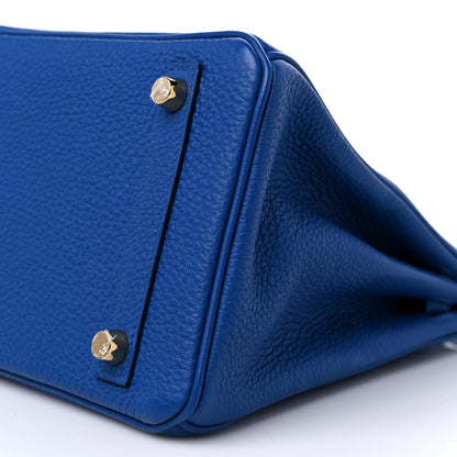 Hermes Togo Birkin 25 Bleu France 9 of 11