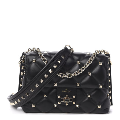 Valentino Garavani Nappa Small Candystud Crossbody Black 1 of 10