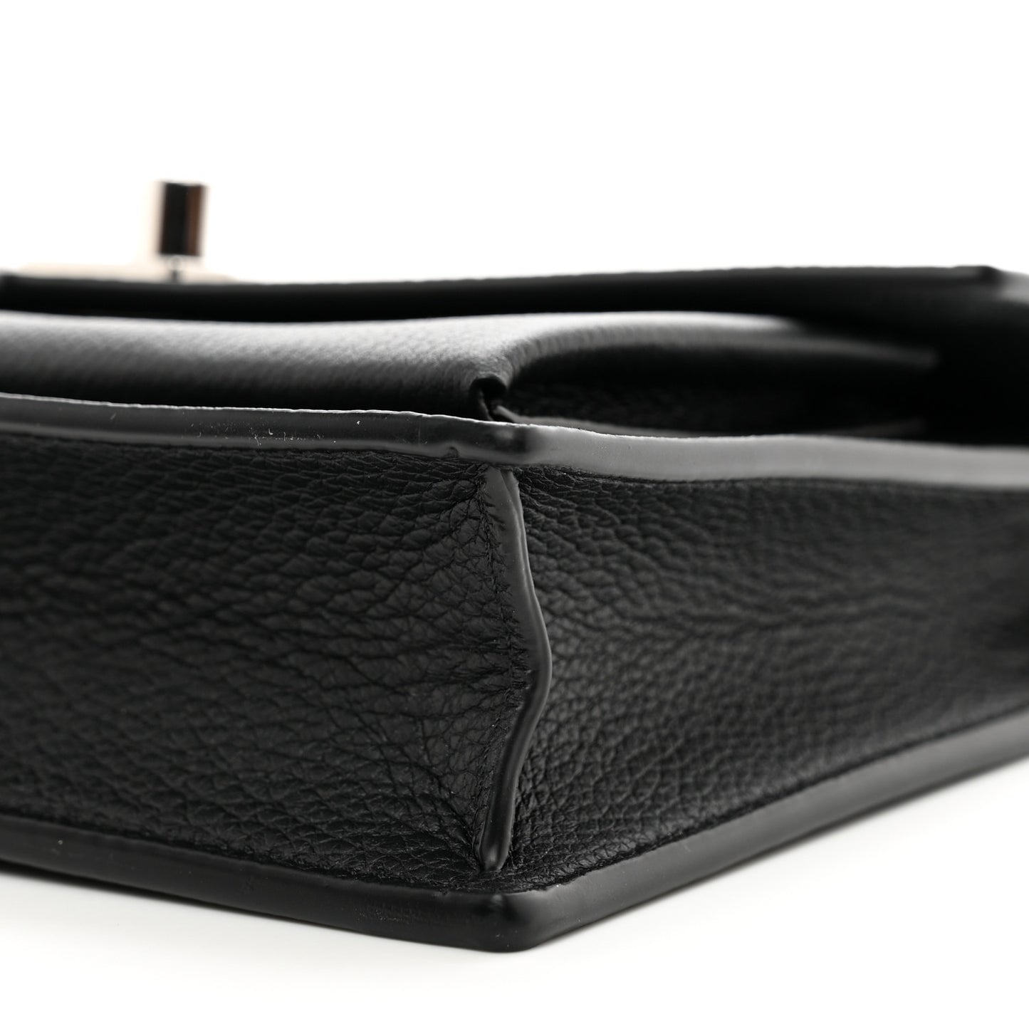 Soft Calfskin My Lockme Chain Pochette Black
