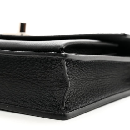 Louis Vuitton Soft Calfskin My Lockme Chain Pochette Black 9 of 11
