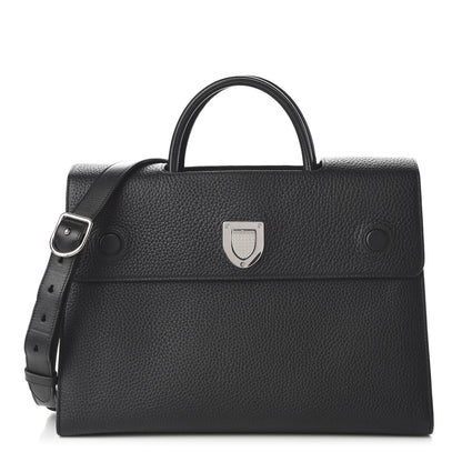 Christian Dior Grained Calfskin Large Diorever Flap Black 1 of 10