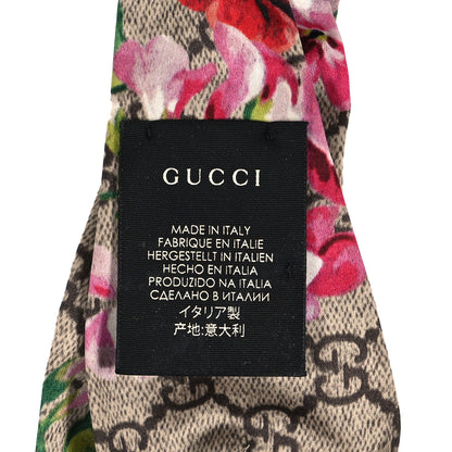 Gucci Silk Monogram Blooms Print Headband Antique Rose 4 of 4