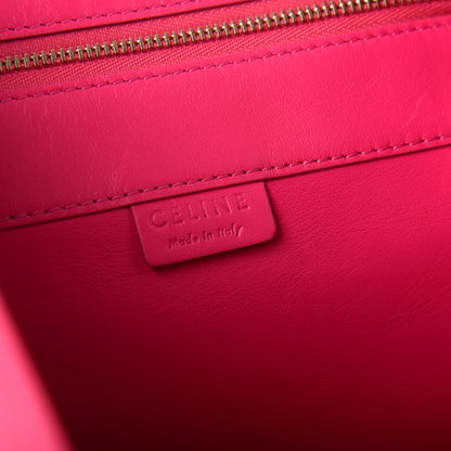 Celine Lambskin Vertical Bi-Color Cabas Fluo Pink Fluo Orange 8 of 11