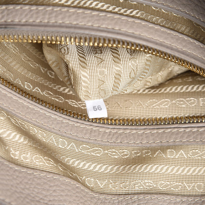 Prada Vitello Daino Bauletto Tote Pomice 9 of 17