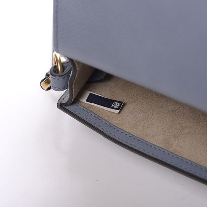 Chloe Calfskin Suede Small Nile Bracelet Bag Cloudy Blue 9 of 10