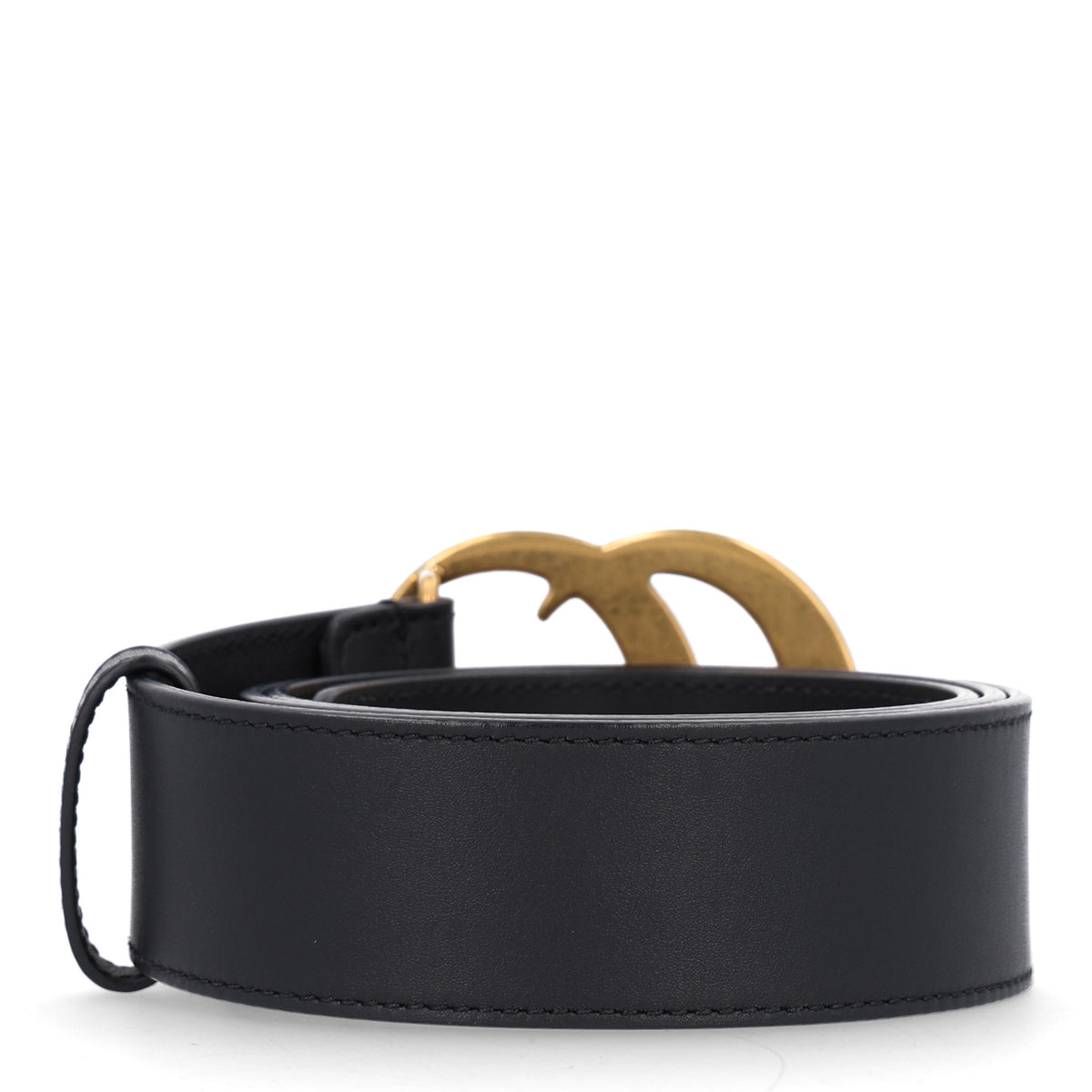 Gucci Calfskin Double G 40mm Belt 90 36 Black 3 of 8