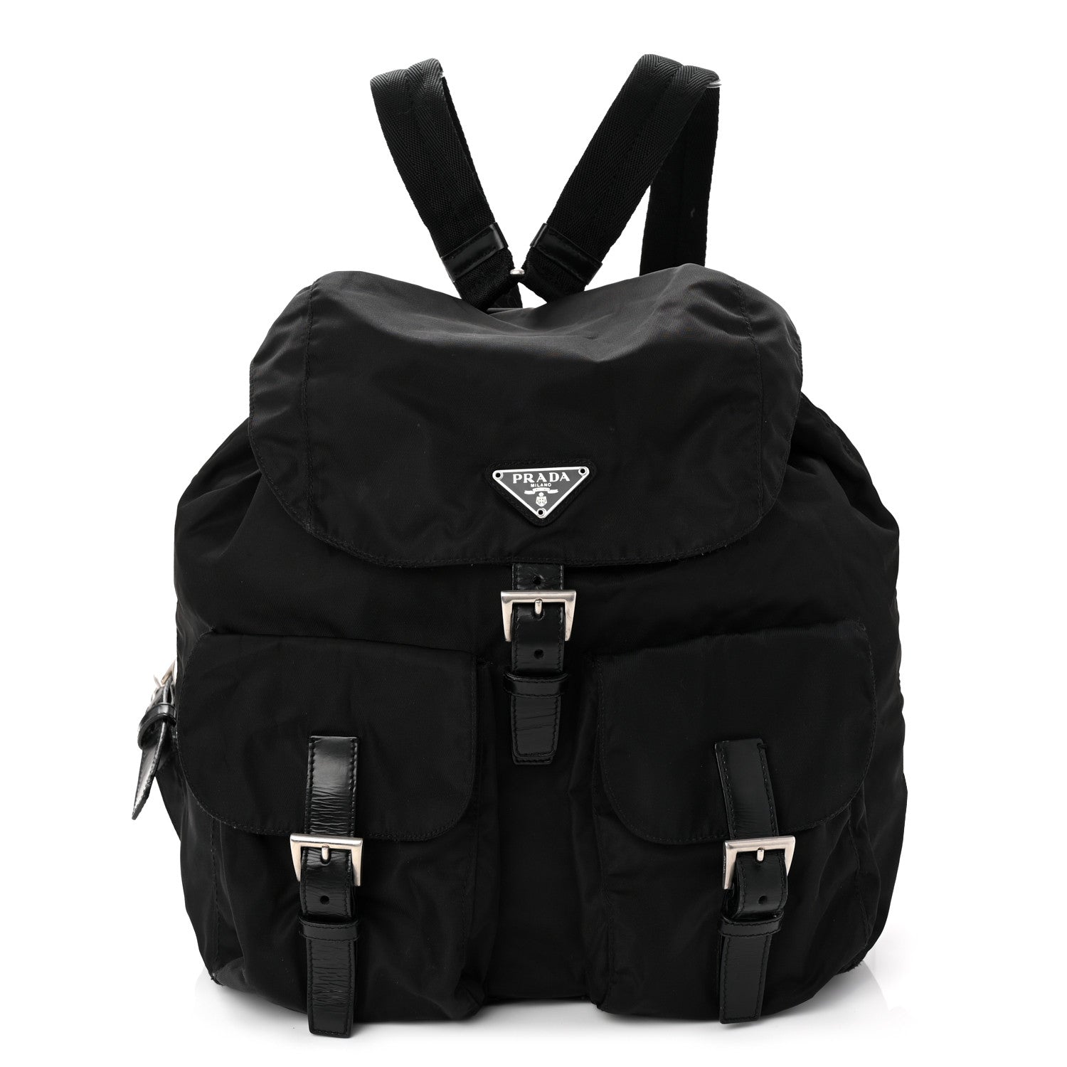 Prada Nylon Vela Medium Backpack Black 1 of 15