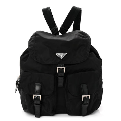 Prada Nylon Vela Medium Backpack Black 1 of 15