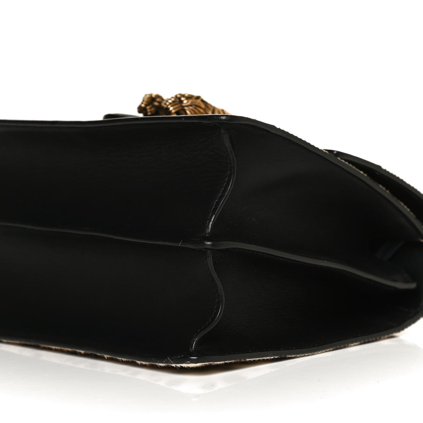 Calf Hair Calfskin Bamboo Web Leopard Print Medium Dionysus Top Handle Bag Natural Blue Agata Hibiscus Red