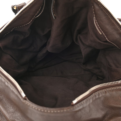 Chloe Calfskin Paddington Front Pocket Tote Chocolate 5 of 10
