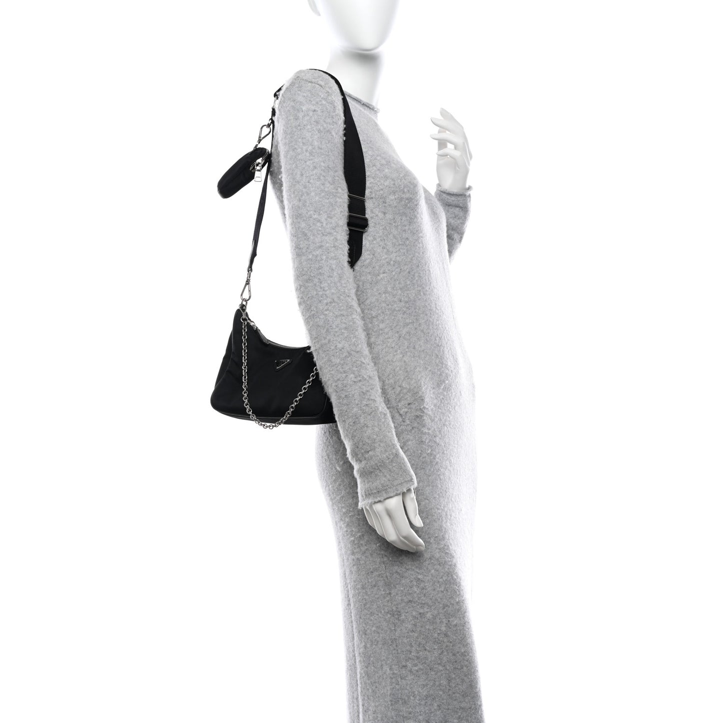 Nylon Re-Edition 2005 Shoulder Bag Black