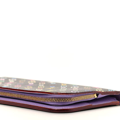 Louis Vuitton Monogram Multicolor Insolite Wallet Black Violet 7 of 8